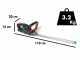 Gardena ComfortCut P4A 60/18V - Tagliasiepi a batteria litio 18V/2.5Ah - Lama da 60 cm
