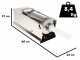 Reber 8966 N INOX - Insaccatrice manuale per salumi 3 Kg - 2 Velocit&agrave;