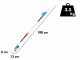 Gardena THS 42/18V P4 - Tagliasiepi elettrico su asta di prolunga telescopica - Batteria al litio 18V/2,5Ah