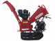 GeoTech Pro BMS 155 LE - Biotrituratore su motocarriola GeoPorter 330D semovente a cingoli 4 rulli - Motore Loncin da 15HP - Cassone dumper