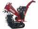 GeoTech Pro BMS 155 LE - Biotrituratore su motocarriola GeoPorter 330D semovente a cingoli 4 rulli - Motore Loncin da 15HP - Cassone dumper
