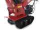 GeoTech Pro BMS 155 LE - Biotrituratore su motocarriola GeoPorter 330D semovente a cingoli 4 rulli - Motore Loncin da 15HP - Cassone dumper
