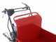 GeoTech Pro BMS 155 LE - Biotrituratore su motocarriola GeoPorter 330D semovente a cingoli 4 rulli - Motore Loncin da 15HP - Cassone dumper