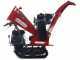 GeoTech Pro BMS 155 LE - Biotrituratore su motocarriola GeoPorter 330D semovente a cingoli 4 rulli - Motore Loncin da 15HP - Cassone dumper
