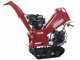 GeoTech Pro BMS 155 LE - Biotrituratore su motocarriola GeoPorter 330D semovente a cingoli 4 rulli - Motore Loncin da 15HP - Cassone dumper