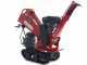 GeoTech Pro BMS 155 LE - Biotrituratore su motocarriola GeoPorter 330D semovente a cingoli 4 rulli - Motore Loncin da 15HP - Cassone dumper