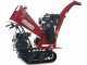 GeoTech Pro BMS 155 LE - Biotrituratore su motocarriola GeoPorter 330D semovente a cingoli 4 rulli - Motore Loncin da 15HP - Cassone dumper