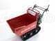 GeoTech Pro BMS 155 LE - Biotrituratore su motocarriola GeoPorter 330D semovente a cingoli 4 rulli - Motore Loncin da 15HP - Cassone dumper