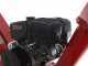 GeoTech Pro BMS 155 LE - Biotrituratore su motocarriola GeoPorter 330D semovente a cingoli 4 rulli - Motore Loncin da 15HP - Cassone dumper