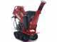 GeoTech Pro BMS 155 LE - Biotrituratore su motocarriola GeoPorter 330D semovente a cingoli 4 rulli - Motore Loncin da 15HP - Cassone dumper
