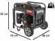 GeoTech iG 3800 EVO - Generatore di corrente carrellato inverter a benzina 3.8 kW - Continua 3.5 kW Monofase