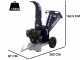 BullMach ZEUS 120 BSE - Biocippatore a scoppio professionale - Motore B&amp;S XR2100 13.5 HP con avviamento elettrico
