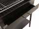 Seven Italy Doriano - Barbecue in ferro artigianale a carbone - 67,5x37cm