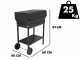 Seven Italy Doriano - Barbecue in ferro artigianale a carbone - 57,5x37cm
