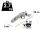 BlackStone 450-BP - Forbice elettrica da potatura su asta - 37V 5.2Ah - 200 cm - Diametro di taglio 45mm