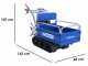BullMach Helios 320 E - Motocarriola cingolata cassone estensibile 320Kg