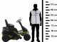 Ryobi RM480E - Trattorino rasaerba a batteria - taglio mulching - scarico laterale - 4x12V a piombo liquido