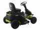 Ryobi RM480E - Trattorino rasaerba a batteria - taglio mulching - scarico laterale - 4x12V a piombo liquido