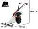 Eurosystems M210 - Motofalciatrice bilama - Loncin LC1P65FE