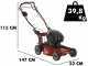 Rasaerba trazionato mulching elettrico a batteria Weibang WB462SEM - Batteria da 120V/4Ah