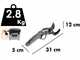 BlackStone 500-BP - Forbice elettrica da potatura - 36V 5.2Ah
