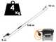 BlackStone 500-BP - Forbice elettrica da potatura su asta - 37V 5.2Ah - 250 cm - Diametro di taglio 40mm