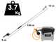 BlackStone 500-BP - Forbice elettrica da potatura su asta - 37V 5.2Ah - 150 cm