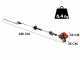 Echo HCA-236ESLW - Tagliasiepi a scoppio su asta di prolunga - Lama da 52 cm