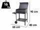 Seven Italy Vanessa Small - Barbecue in ferro artigianale a carbone - 47,5x37cm
