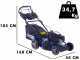 BullMach ACHILLE - 51 H - Tagliaerba a scoppio trazionato - 4 in 1 - Motore Honda GCVx200
