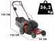 Weibang WB452SE3 - Tagliaerba semovente a batteria - 120V/4Ah -Taglio 45 cm