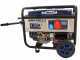 BullMach AMBRA 9500 E-3 - Generatore di corrente carrellato  a benzina con AVR 7.5 kW - Continua 7 kW Trifase + ATS