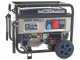 BullMach AMBRA 9500 E-3 - Generatore di corrente carrellato  a benzina con AVR 7.5 kW - Continua 7 kW Trifase + ATS