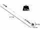 GeoTech GT-2 43 L - Potatore a scoppio su asta telescopica - Lama da 30cm