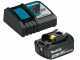 Makita DDG461Z - Mototrivella a batteria - 18Vx2 3Ah - PUNTA NON INCLUSA