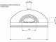 Forno a legna Professionale INOX F00100 - 10 pizze