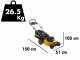 DeWalt DCMW564P2-QW - Tagliaerba a batteria - 2x18V/5Ah - Taglio 48 cm