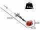 GeoTech GT-2 58 L - Potatore a scoppio su asta telescopica - Lama da 30cm