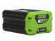 Elettrosega a batteria GreenWorks GD60CS40 - lama da 41cm - Batteria 60V/4Ah e caricabatteria inclusi