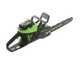 GreenWorks GD60CS40 - Elettrosega a batteria - 60V - Lama da 40cm - SENZA BATTERIE E CARICABATTERIE
