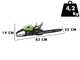 GreenWorks GD60CS40 - Elettrosega a batteria - 60V - Lama da 40cm - SENZA BATTERIE E CARICABATTERIE