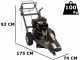 BlackStone SG 420 L - Fresaceppi - Motore Loncin da 420cc - Ruota di taglio con 8 frese in carburo di tungsteno