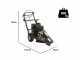 BlackStone SG 420 B&amp;S - Fresaceppi - Motore B&amp;S XR2100 420cc - Ruota di taglio con 8 frese in carburo di tungsteno