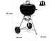 Weber Kettle E-4710 BLK - Barbecue a carbone