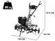 BlackStone MHG 2200 - Motozappa a scoppio a benzina da 212cc - 7 HP