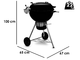 Weber Master Touch Premium E-5770 BLK - Barbecue a carbone