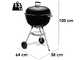 Weber Bar-B-Kettle 1331004 - Barbecue a carbone - Diametro griglia 57cm