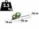 Verdemax TS20 - Tagliasiepi a batteria 20V/2Ah - Lama da 60 cm 