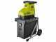 Ryobi RSH3045U - Biotrituratore elettrico - Cesto da 55L - Diametro di taglio da 45 mm - 3000 W