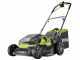 Ryobi Hybrid RY18LMH37A-225 - Tagliaerba a batteria - 2x36V/2.5Ah - Taglio 37 cm